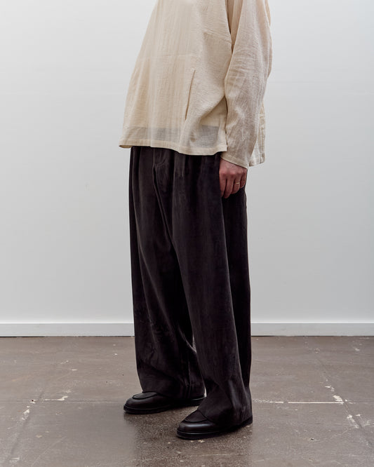Gathering Farmer Pant, Grey