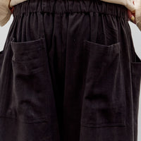Gathering Farmer Pant, Grey