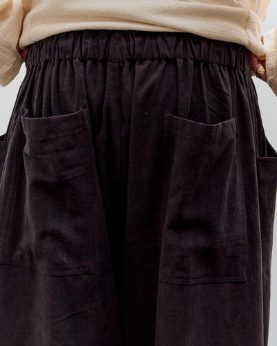 Gathering Farmer Pant, Grey