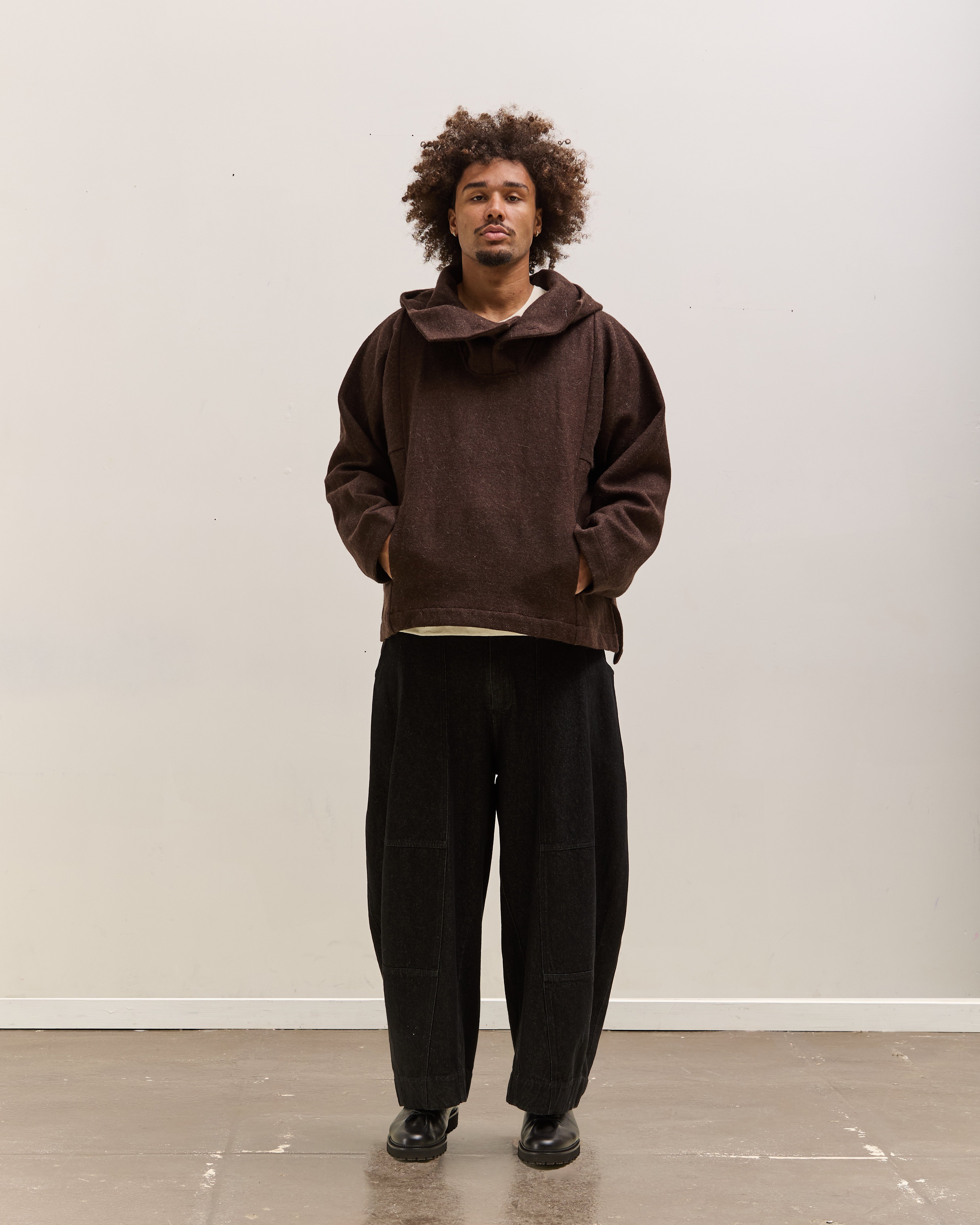 Gathering Fisherman Hoodie Unisex, Brown (2025) – Glasswing