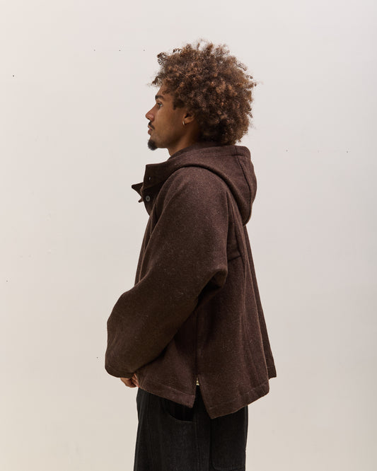Gathering Fisherman Hoodie Unisex, Brown