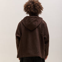 Gathering Fisherman Hoodie Unisex, Brown