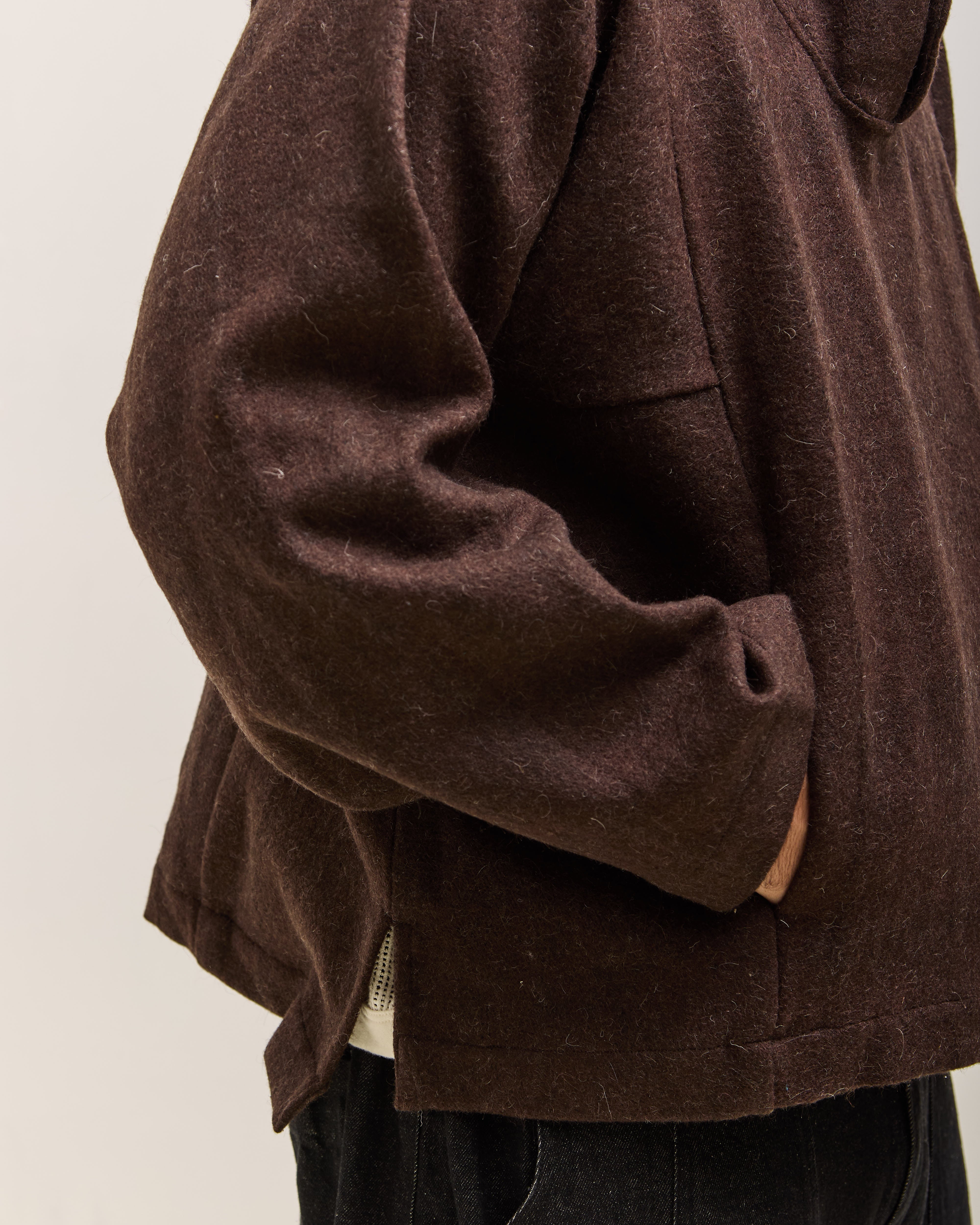 Gathering Fisherman Hoodie Unisex, Brown (2025) – Glasswing