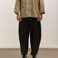 Gathering Fisherman Pant Unisex, Black