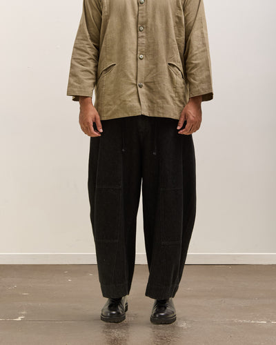 Gathering Fisherman Pant Unisex, Black