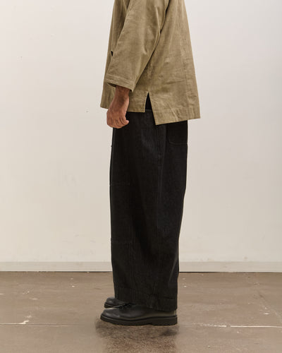 Gathering Fisherman Pant Unisex, Black