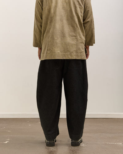 Gathering Fisherman Pant Unisex, Black