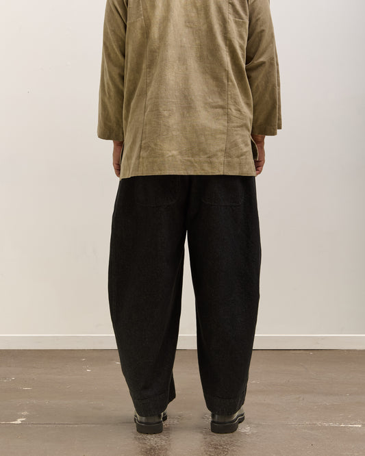 Gathering Fisherman Pant Unisex, Black