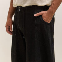 Gathering Fisherman Pant Unisex, Black