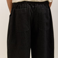 Gathering Fisherman Pant Unisex, Black