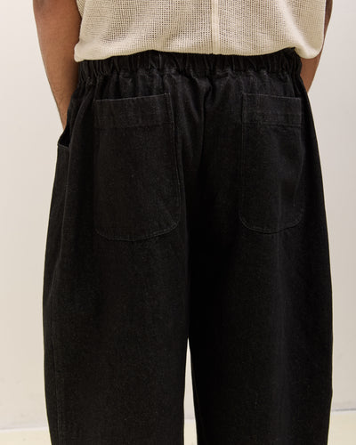Gathering Fisherman Pant Unisex, Black