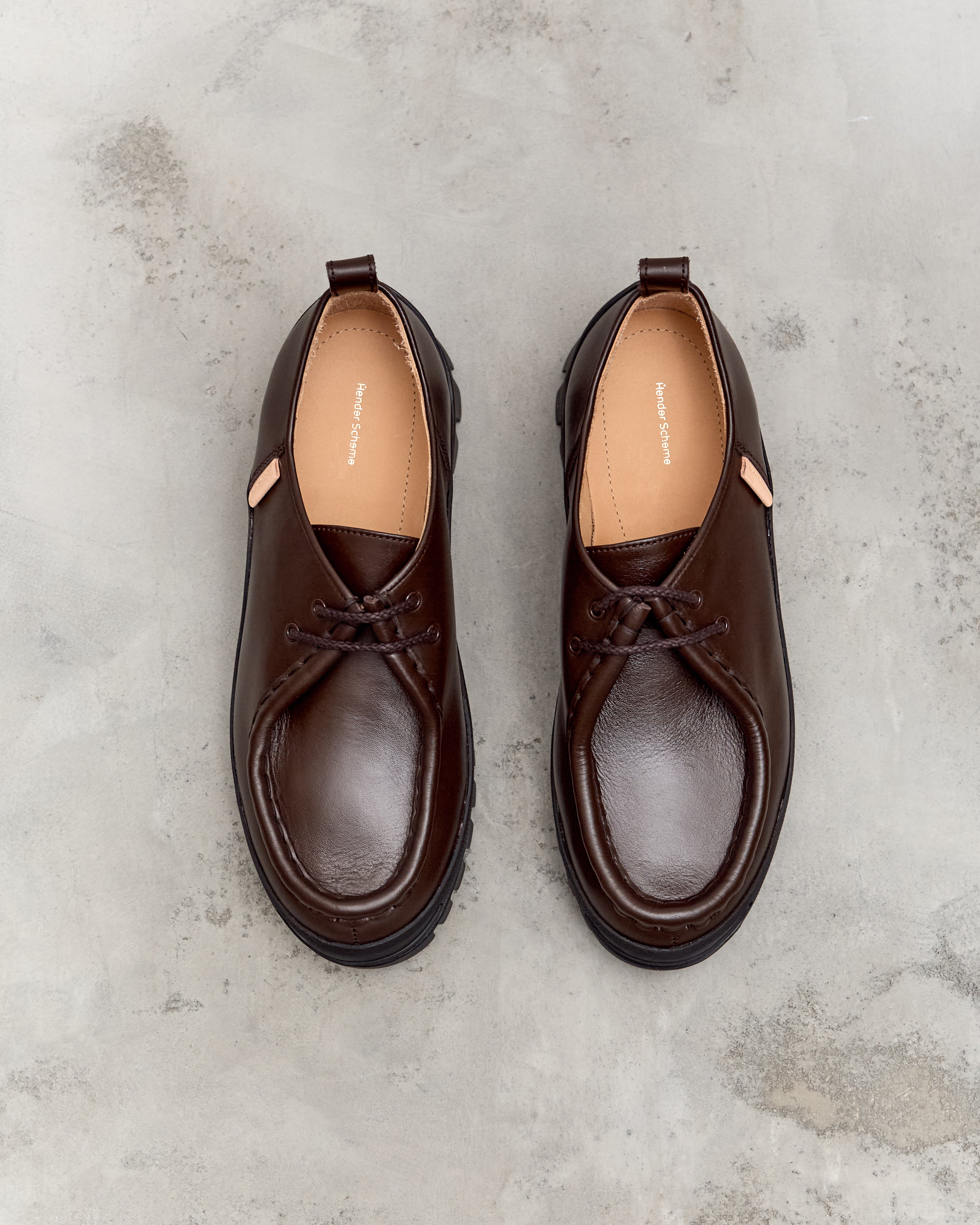 Hender Scheme Tirolean #2146, Dark Brown – Glasswing