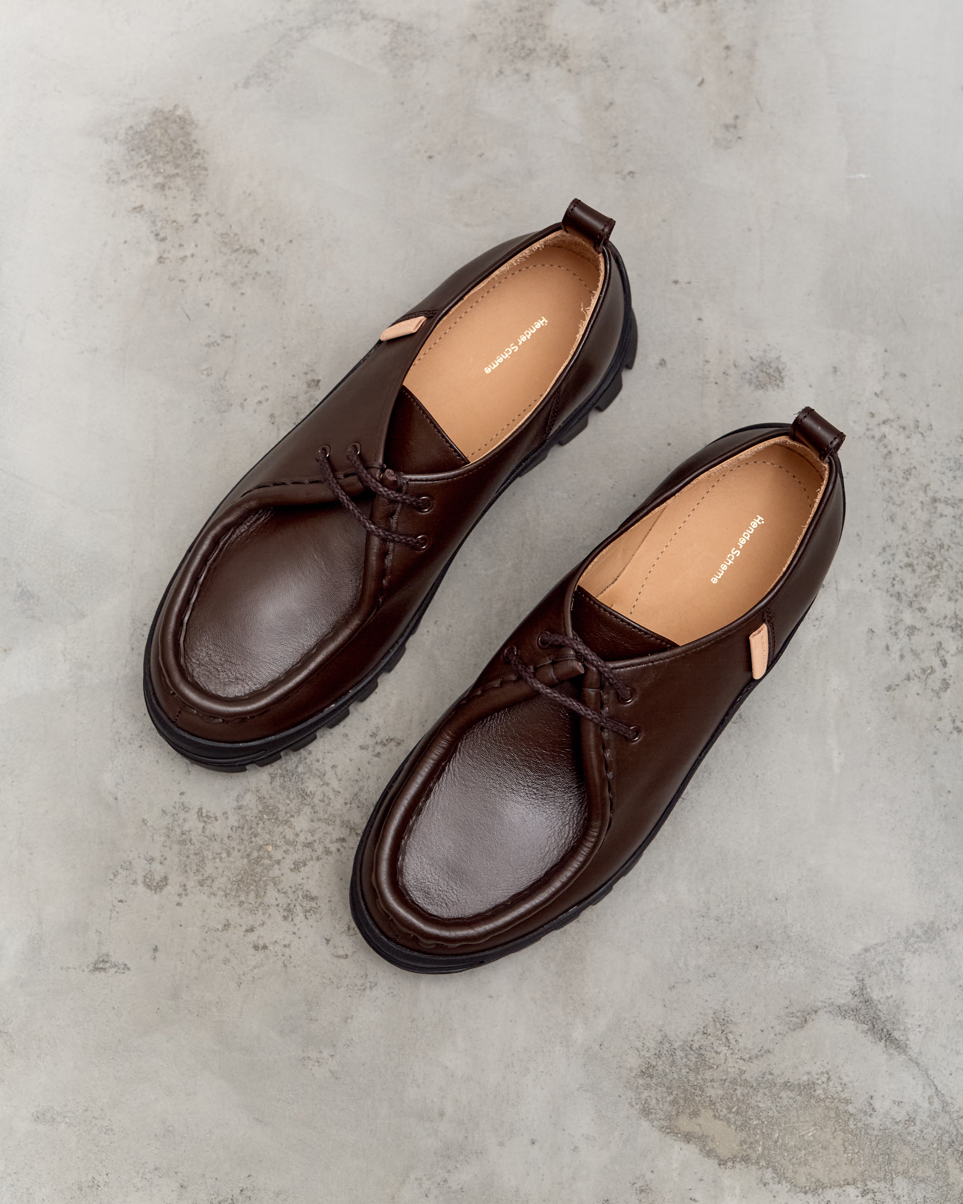 Hender Scheme Tirolean #2146, Dark Brown – Glasswing