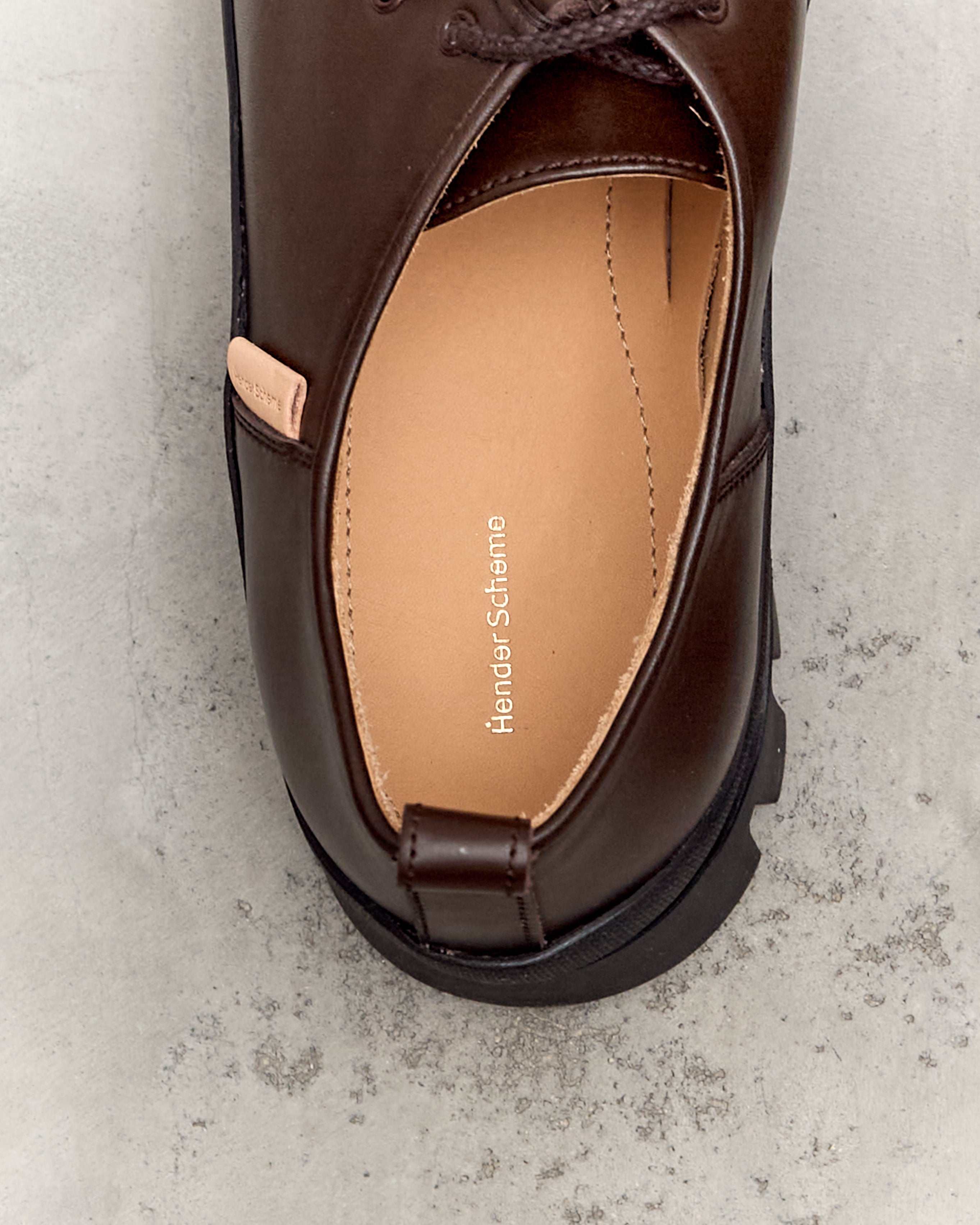 Hender Scheme Tirolean #2146, Dark Brown – Glasswing