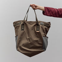 Hender Scheme Functional Tote Bag, Khaki Olive