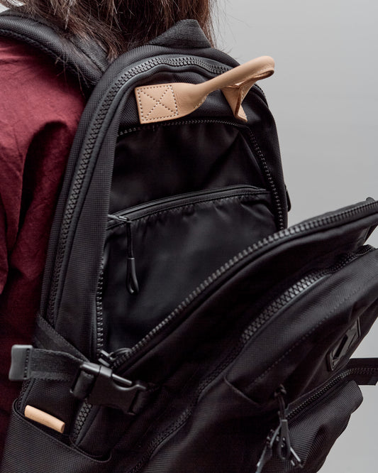 Hender Scheme Module Back Pack 26L, Black/Natural
