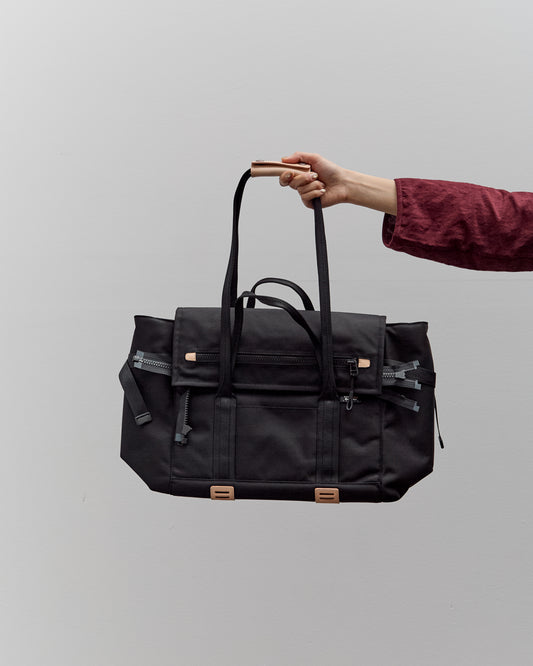 Hender Scheme Module Tote Bag, Black/Natural