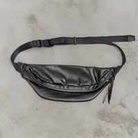 Hender Scheme Cow Waist Pouch, Black