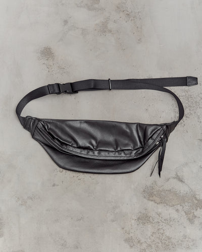 Hender Scheme Cow Waist Pouch, Black