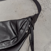 Hender Scheme Cow Waist Pouch, Black