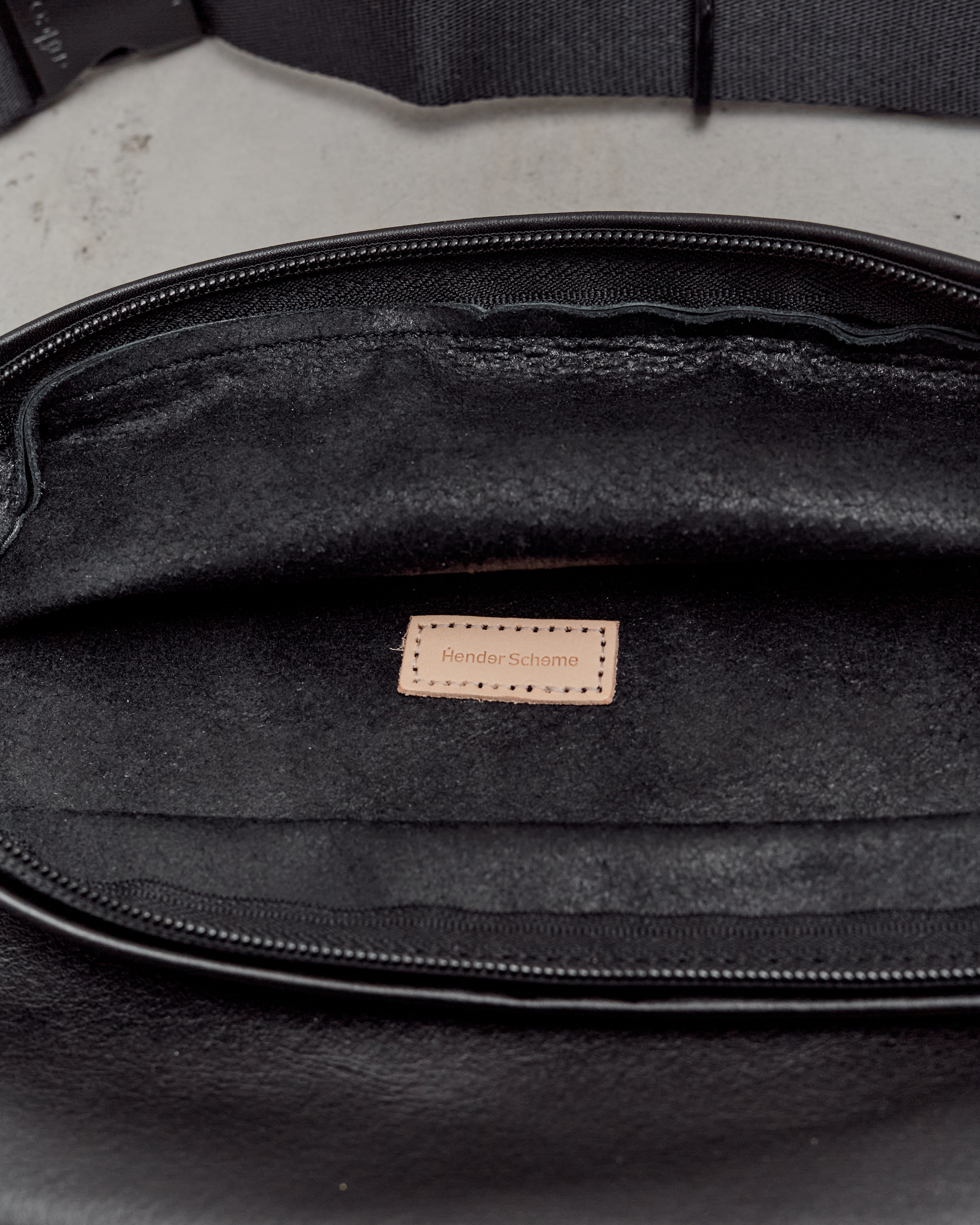 Hender Scheme Cow Waist Pouch, Black – Glasswing
