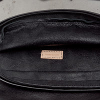 Hender Scheme Cow Waist Pouch, Black