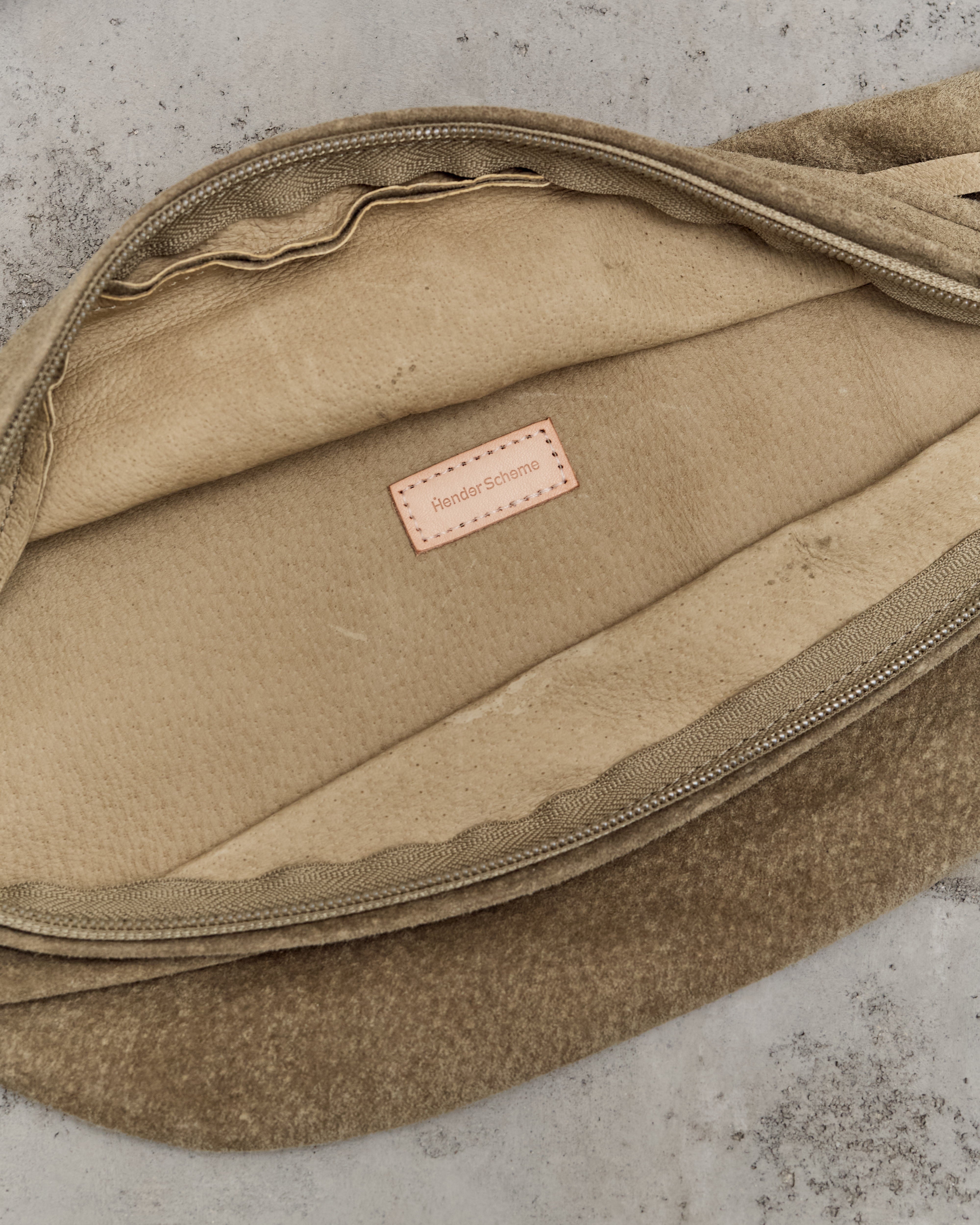 Hender Scheme Pig Waist Pouch, Khaki – Glasswing