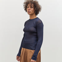 Henrik Vibskov Bell Knit Blouse, Navy