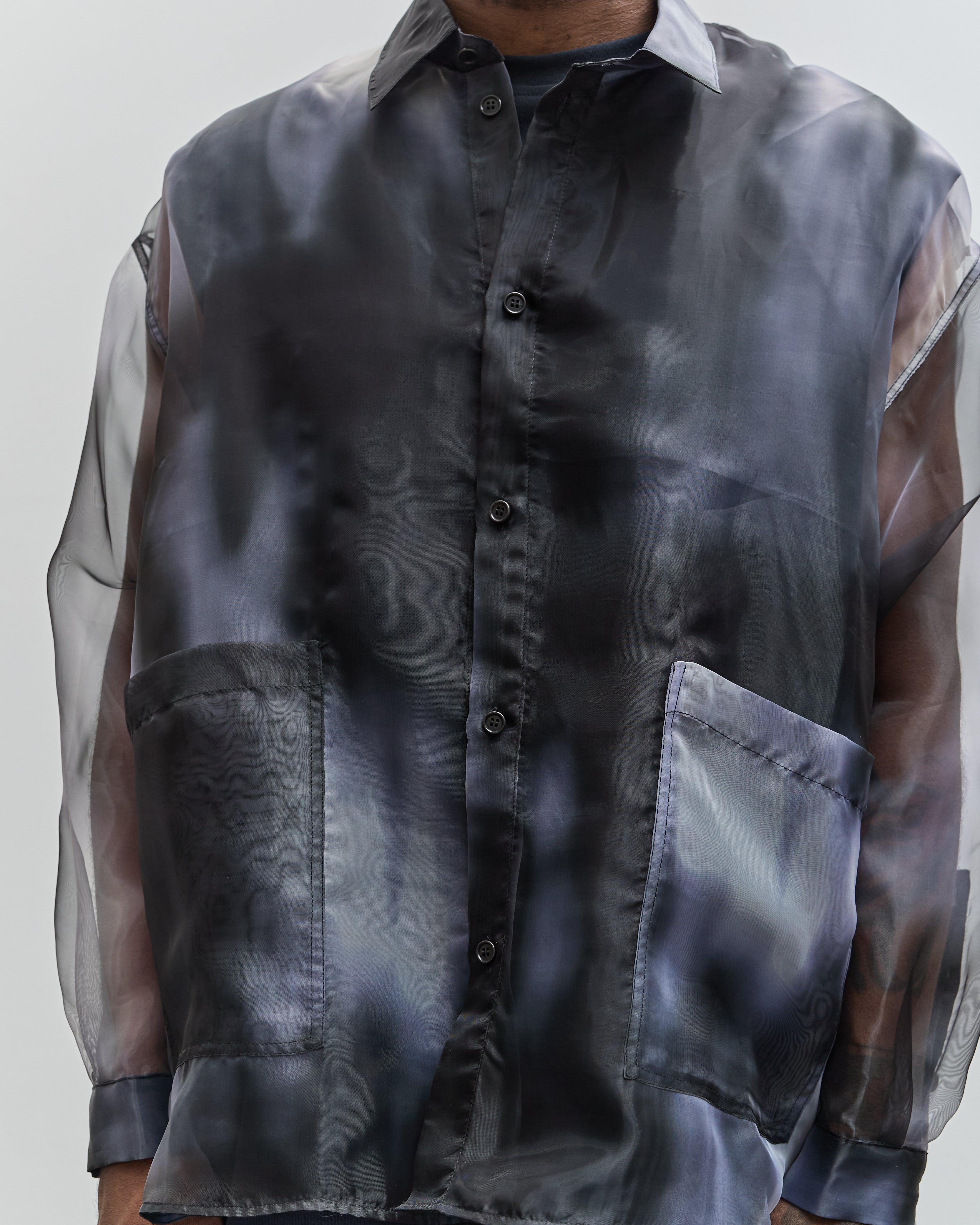 Henrik Vibskov Big Shirt, Grey Blur – Glasswing