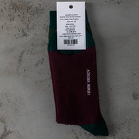 Henrik Vibskov Bubble Wool Socks, Green