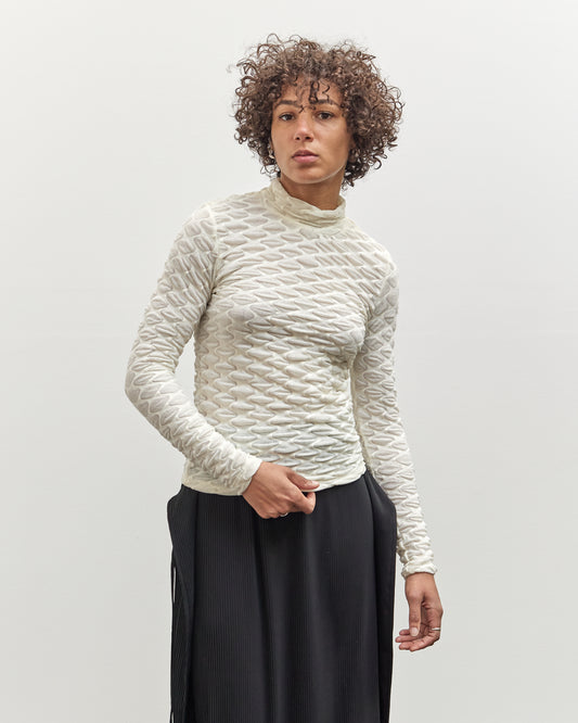 Henrik Vibskov Bubble Wrap Turtleneck, Pearl