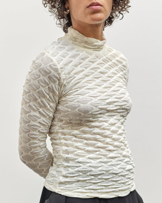 Henrik Vibskov Bubble Wrap Turtleneck, Pearl