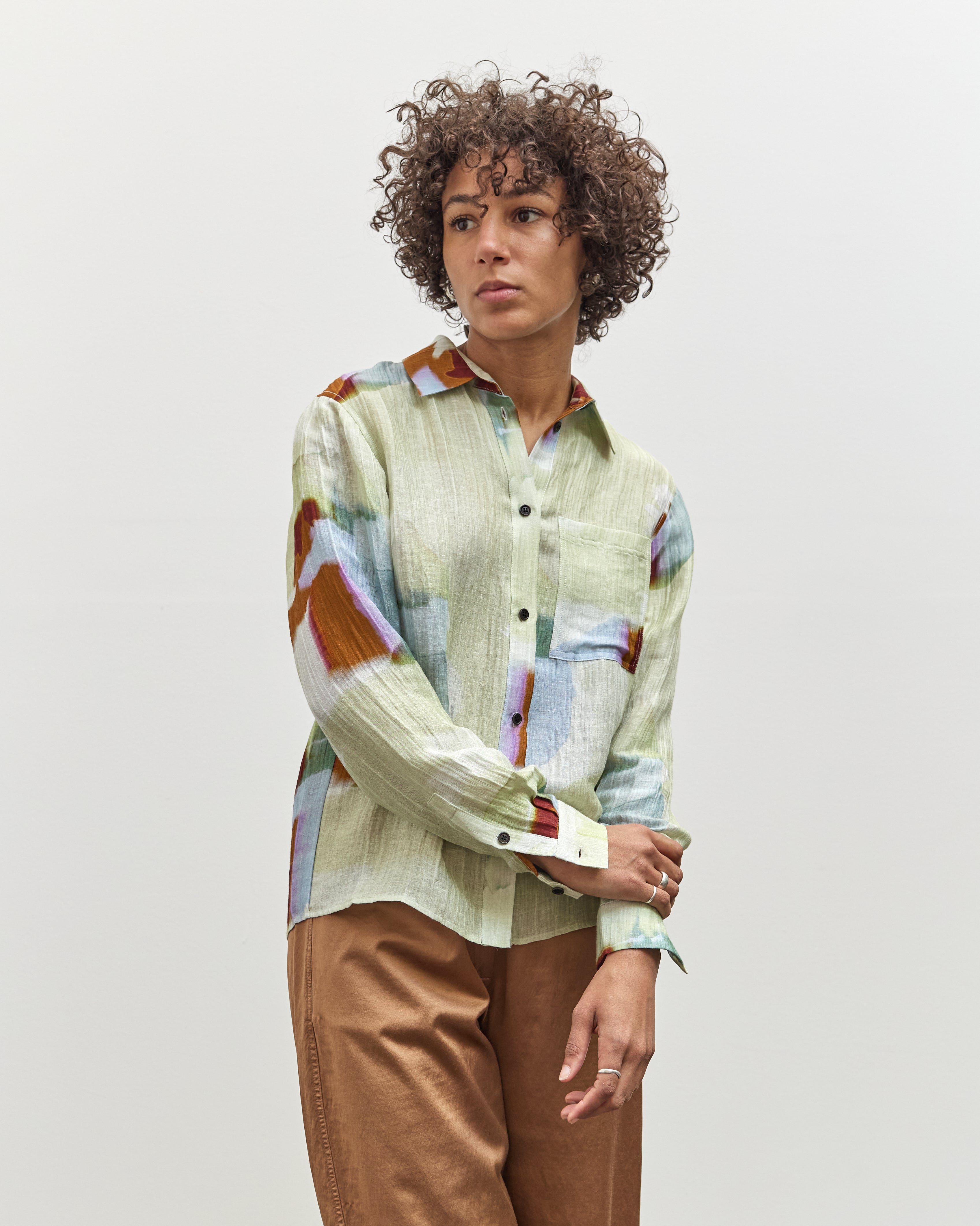 Henrik Vibskov Eidetic Shirt, Light Bird Wings – Glasswing