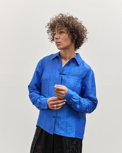 Henrik Vibskov Eidetic Shirt, Surf Blue