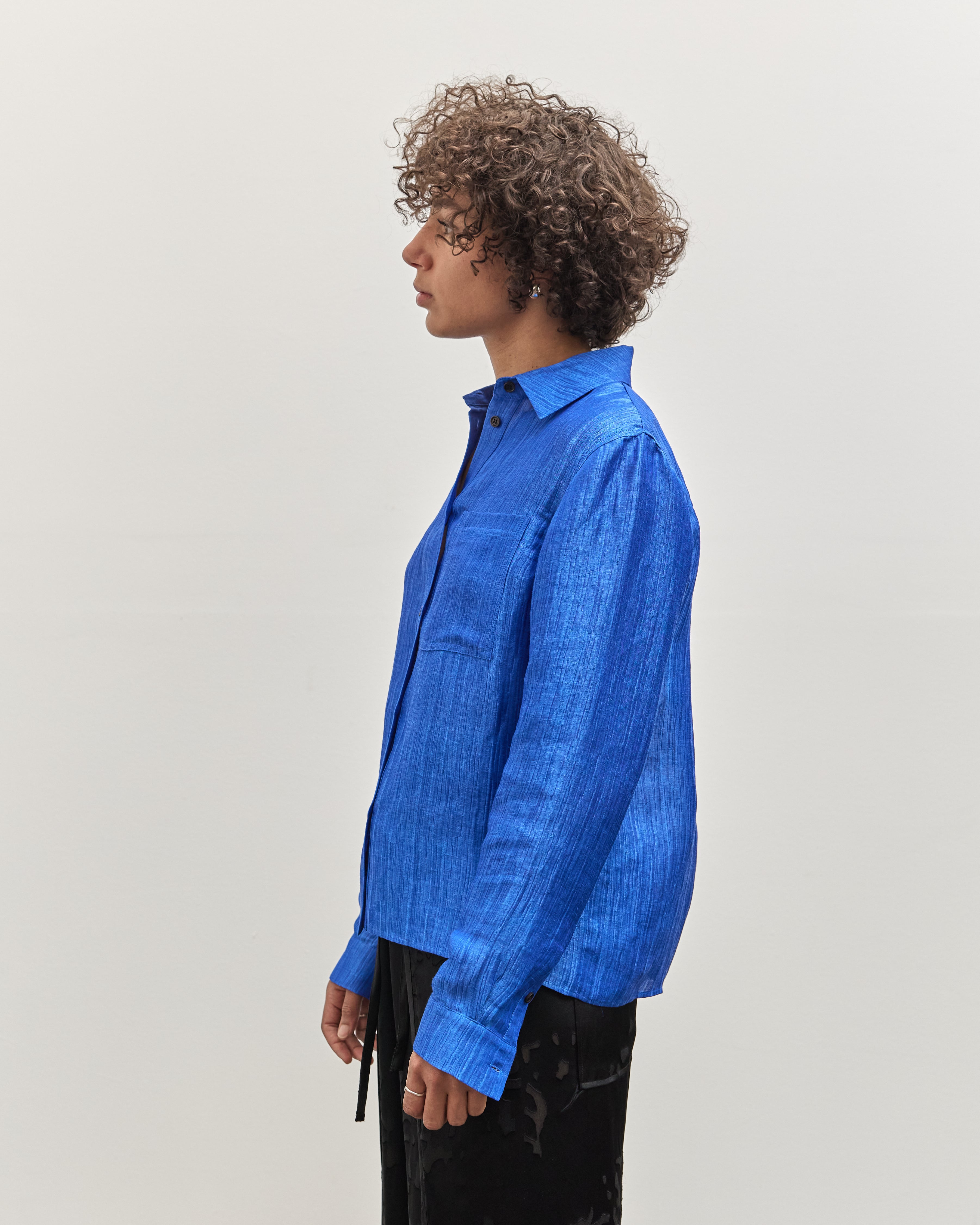 Henrik Vibskov Eidetic Shirt, Surf Blue – Glasswing