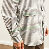 Henrik Vibskov Hole Shirt, Black & White Stripes