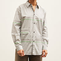 Henrik Vibskov Hole Shirt, Black & White Stripes