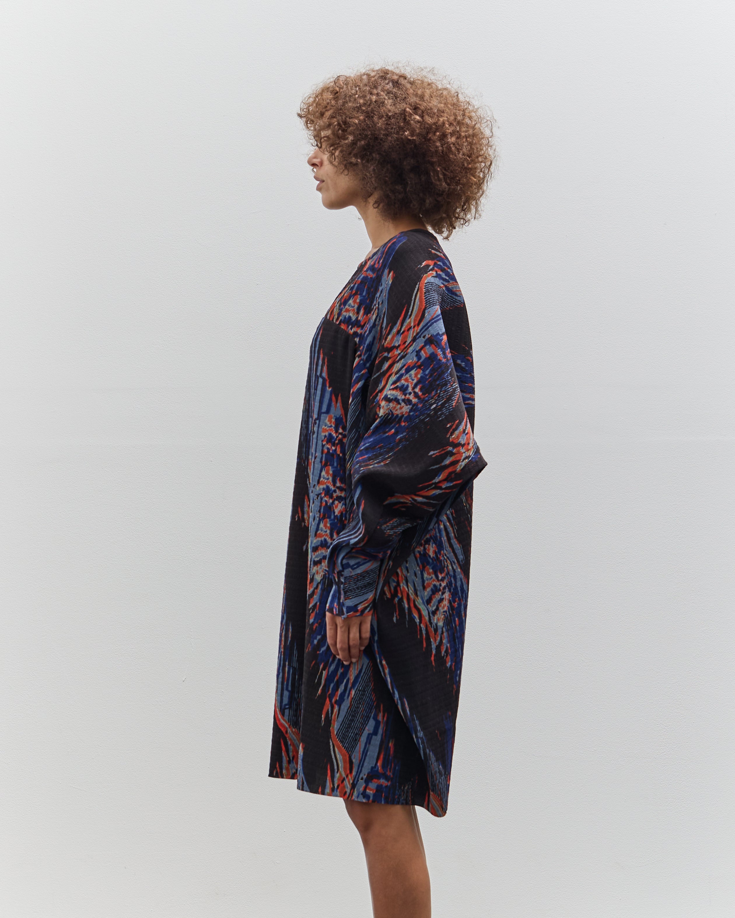 Henrik Vibskov Sprout Plain Plisse Dress, Blue Shadow Wing – Glasswing