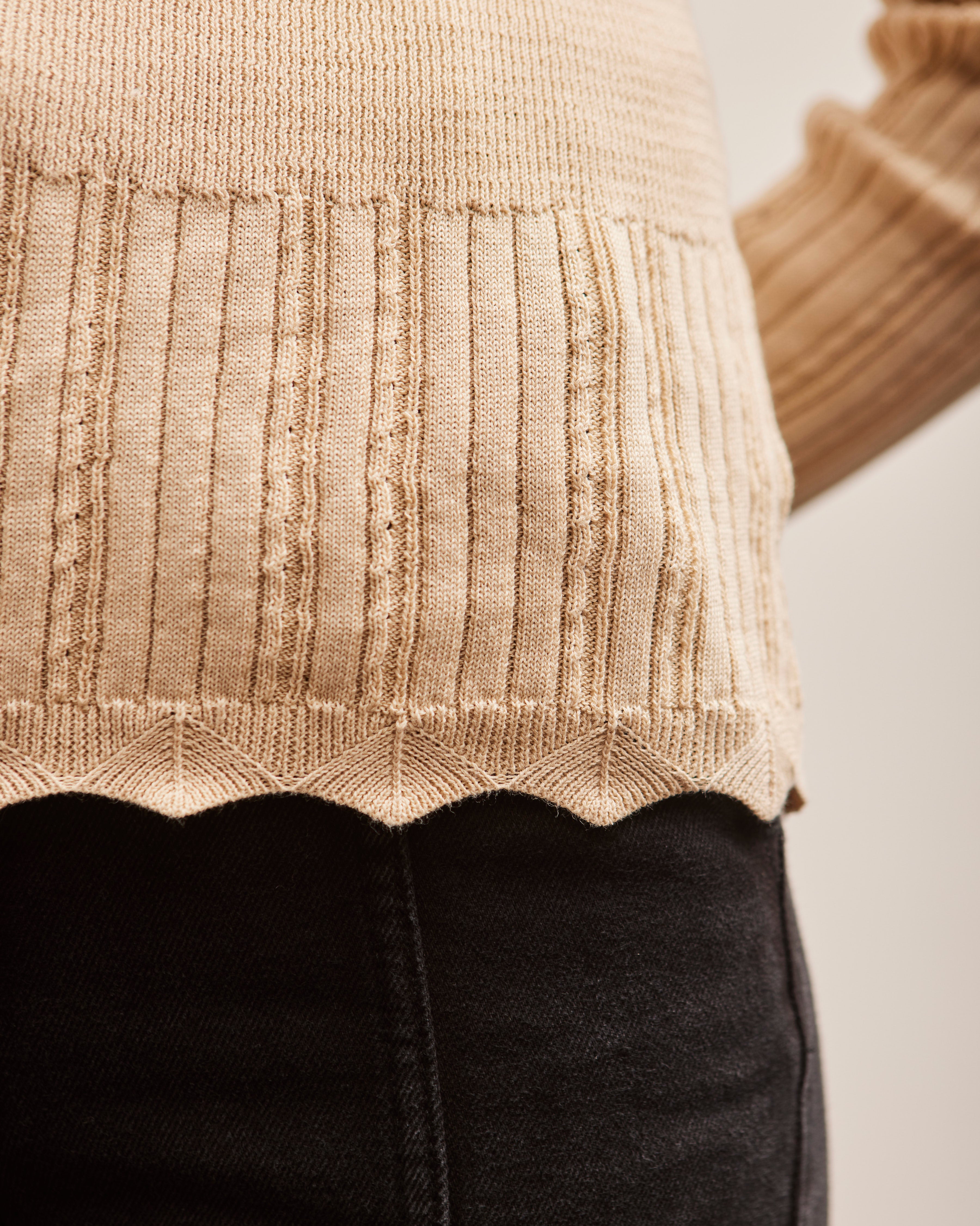 Henrik Vibskov Transparent Block Knit Blouse, Angora – Glasswing