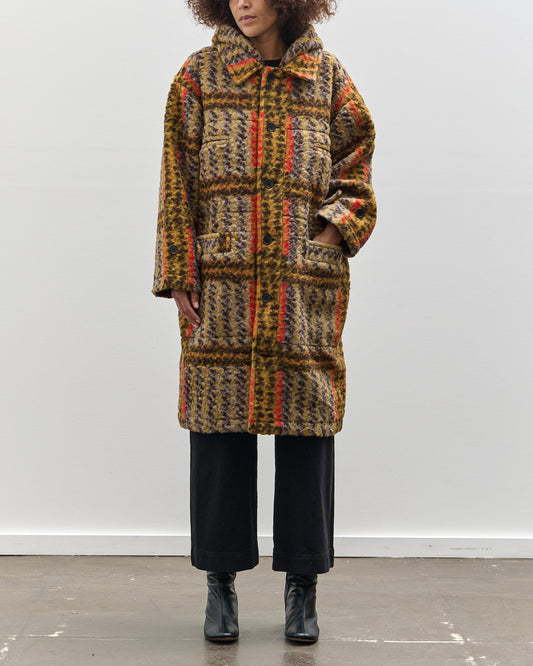 Henrik Vibskov Blackout Coat, Multicolored Checks