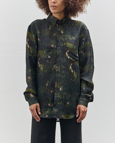 Henrik Vibskov Cast Silk Shirt, Dark Bouquet