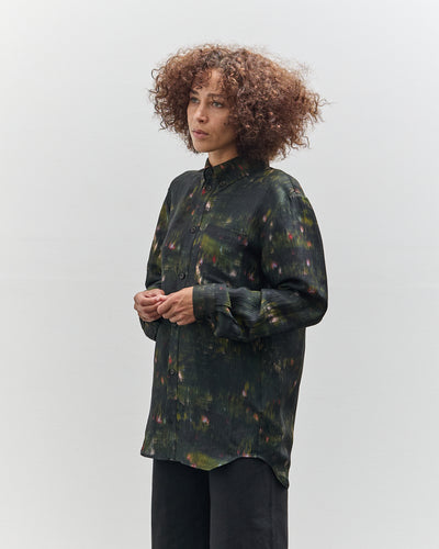 Henrik Vibskov Cast Silk Shirt, Dark Bouquet