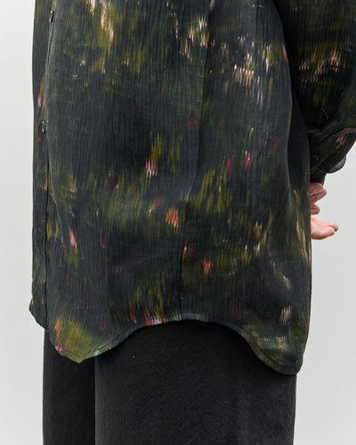 Henrik Vibskov Cast Silk Shirt, Dark Bouquet