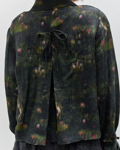 Henrik Vibskov Pull Silk Blouse, Dark Bouquet