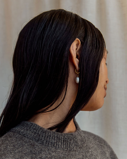 History + Industry Seed Earrings, Gold
