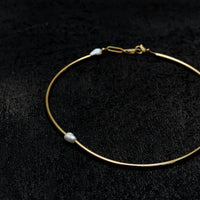 History + Industry Arctic Necklace, Brass