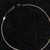 History + Industry Arctic Necklace, Brass