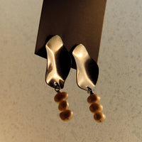 History + Industry Lollipop Earrings, Steel