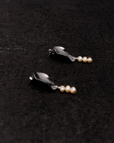 History + Industry Lollipop Earrings, Steel