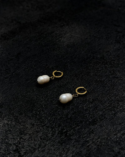 History + Industry Seed Earrings, Gold